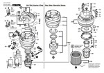 Bosch 0 601 975 942 GAS 12-50 RF All Purpose Vacuum Cleane 240 V / GB Spare Parts GAS12-50RF